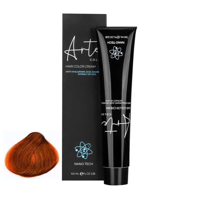 ARTE COLOUR 7.44 Intenzivní střední měděná blond| Profesionální barva na vlasy 100 ml