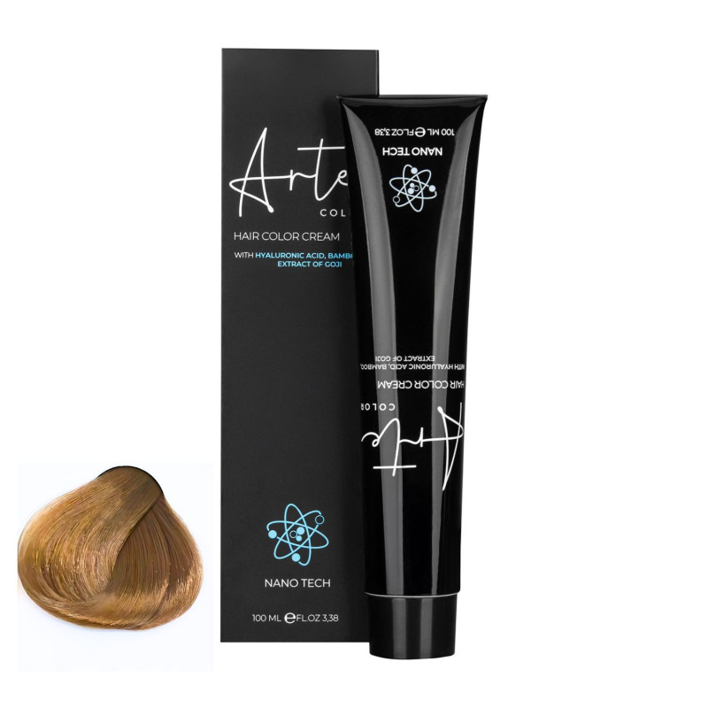 ARTE COLOUR 9.7 Velmi světlá čokoládová blond| Profesionální barva na vlasy 100 ml