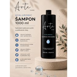 ARTE CARE HYALURONIC šampon na vlasy 1000 ml – hydratace suchých vlasů