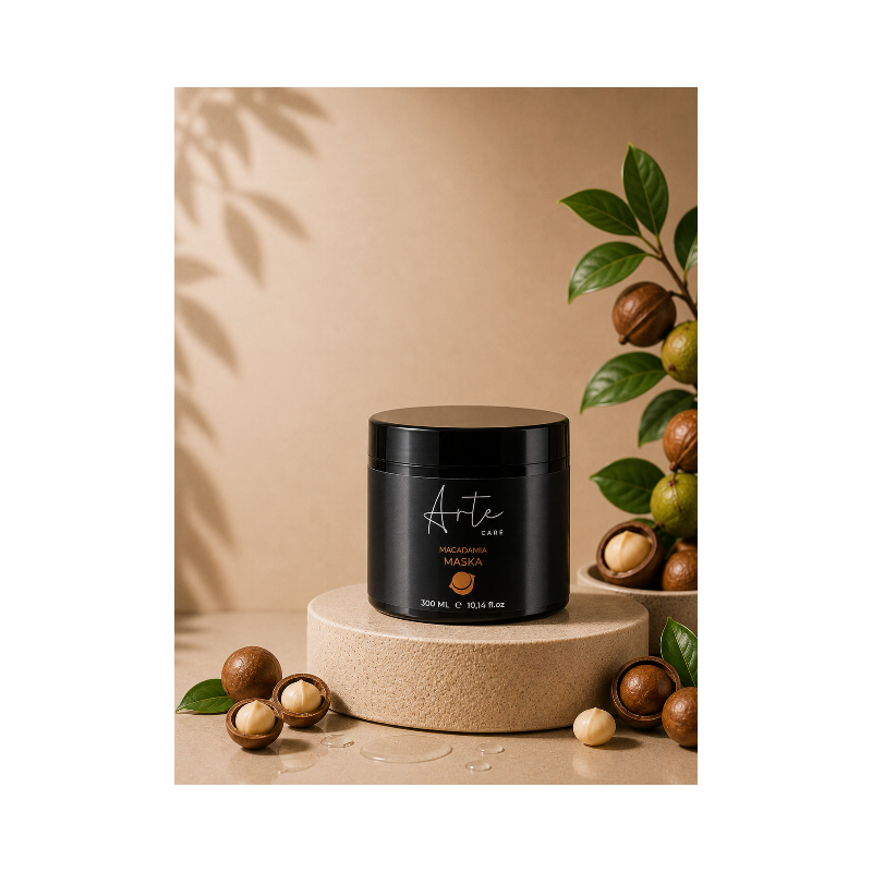 ARTE CARE Macadamia kadeřnická maska 300 ml | Intenzivní výživa a hydratace vlasů