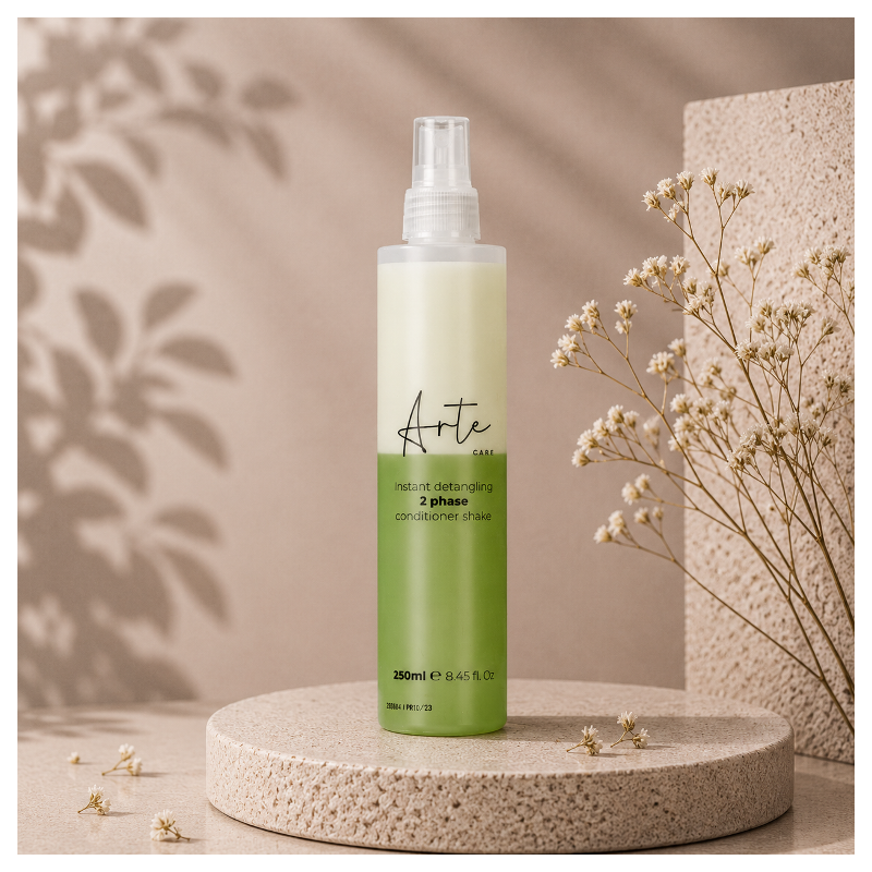 ARTE Care 2 Phase Conditioner Shake 250 ml – bezoplachový dvoufázový kondicionér pro snadné rozčesání vlasů