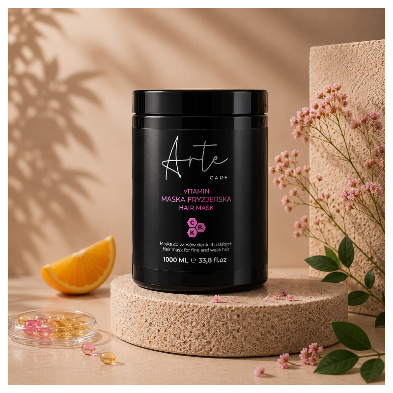 ARTE CARE Vitamínová maska na vlasy 1000 ml | Hydratace & regenerace
