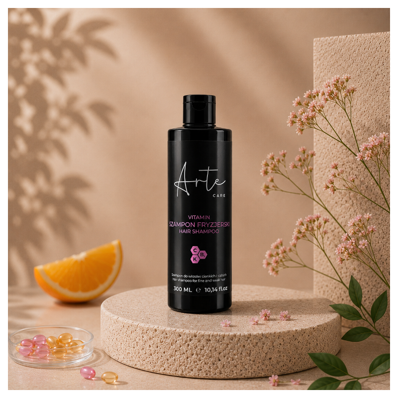 ARTE CARE Vitamínový šampon pro tenké vlasy 300 ml | Objem & síla