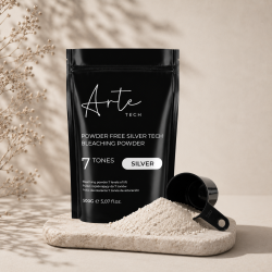 ARTE TECH SILVER bezprašný melír 500 g – zesvětlovač vlasů až o 7 tónů