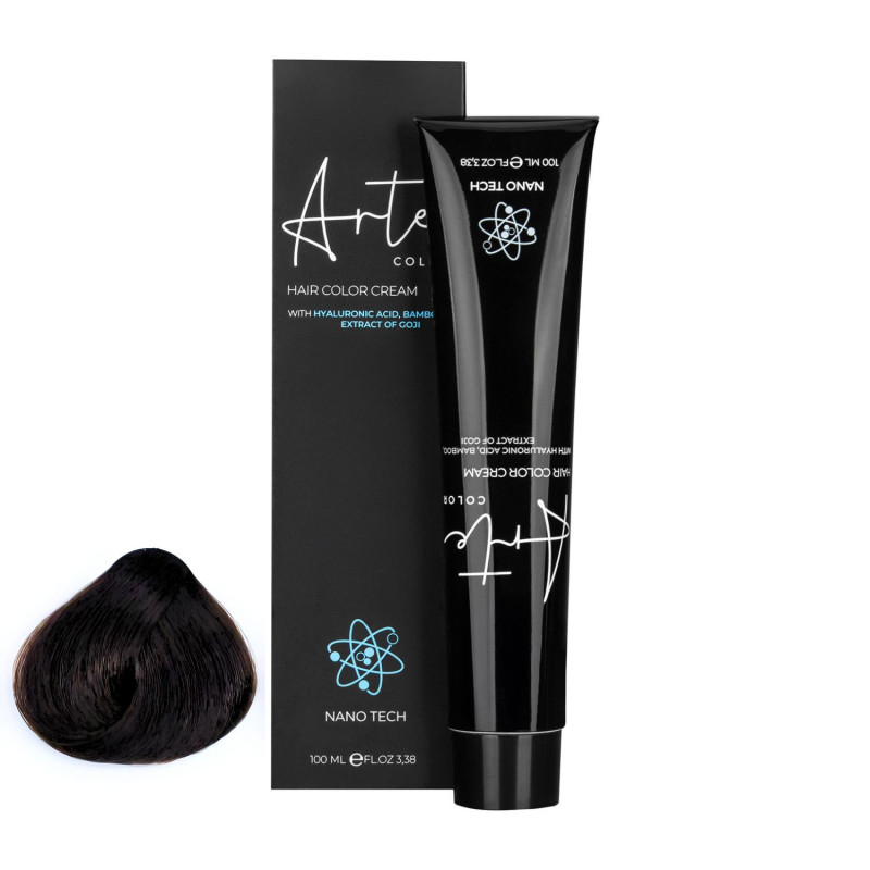 ARTE COLOUR 4.7 Středně čokoládová hnědá | Profesionální barva na vlasy 100 ml