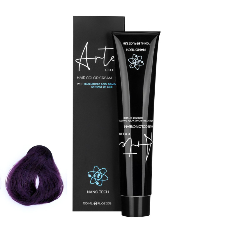 ARTE COLOUR 5.20 Světle fialovohnědá | Profesionální barva na vlasy 100 ml