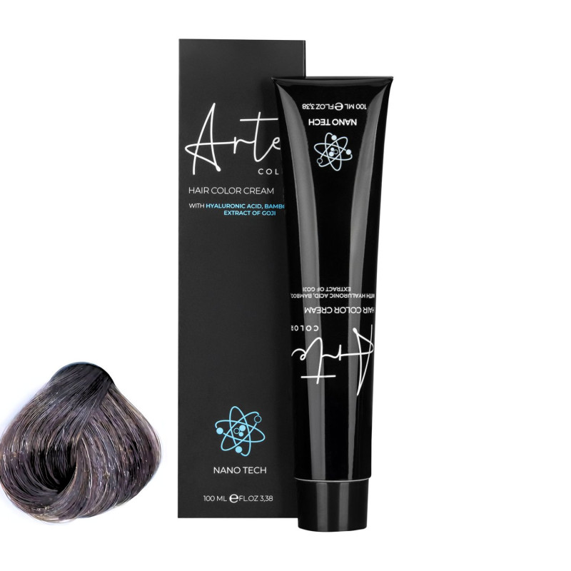ARTE COLOUR 6.1 Tmavá popelavá blond | Profesionální barva na vlasy 100 ml