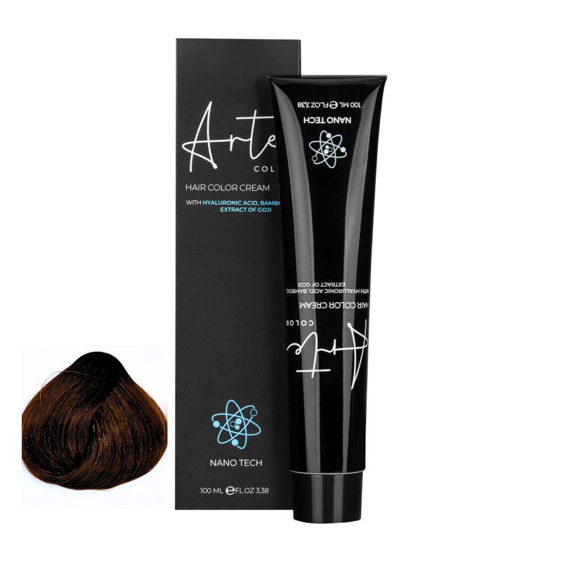 ARTE COLOUR 6.4 Tmavá měděná blond | Profesionální barva na vlasy 100 ml